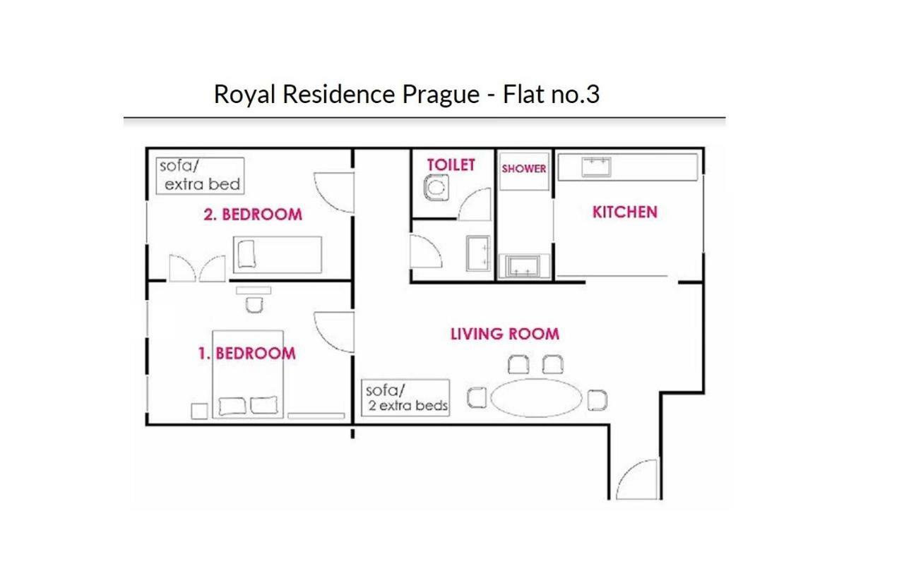 Royal Residence Center Apartment 1 Prague Exterior photo